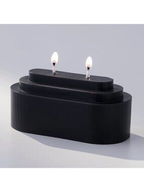 Urban Outfitters | Stella Black Geo Shaped Wax Candle
